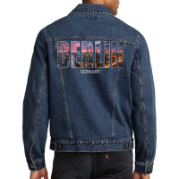 Berlin State Germany Vacation Berlin City Vintage Effect T Shirt Men Denim Jacket | Artistshot