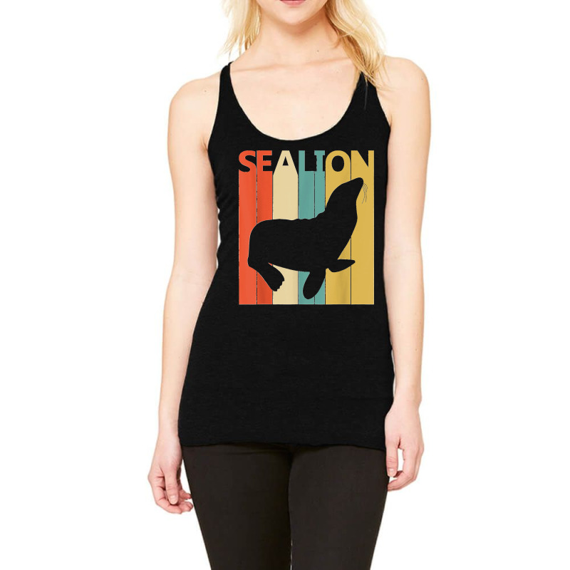 Cute Sea Lion Animal Racerback Tank by ROGERWILLIAMWARD | Artistshot