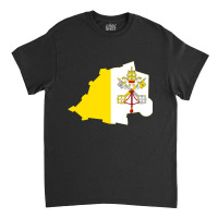 Flag Map Of Holy See Classic T-shirt | Artistshot