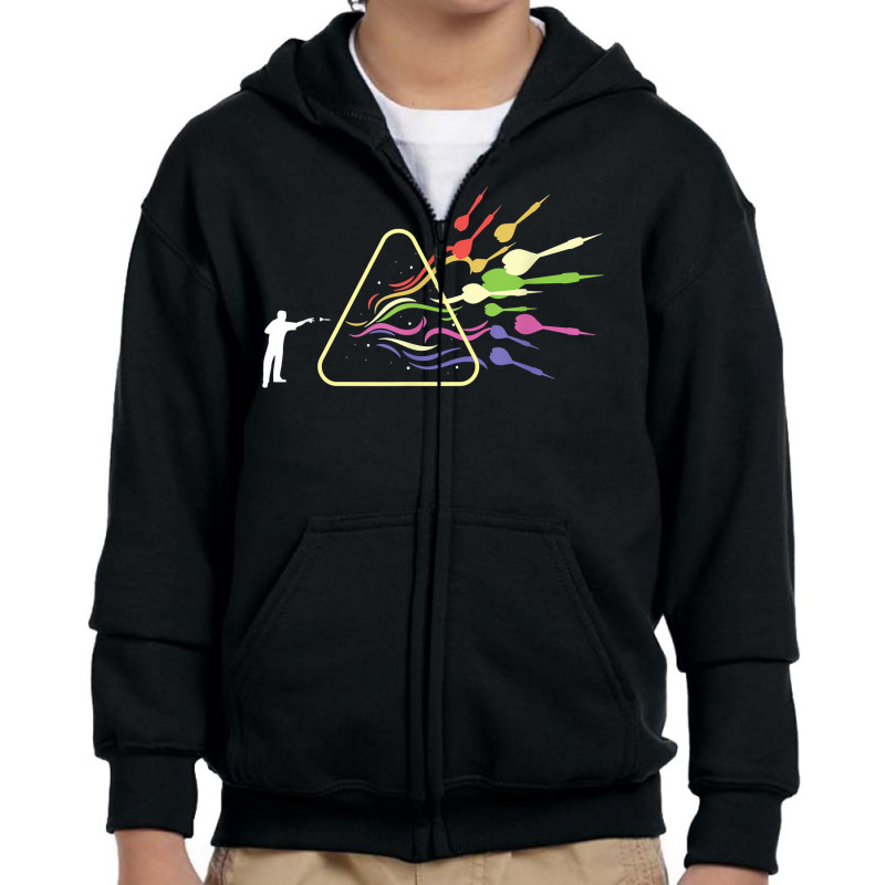 Prism Dart Philosophy Rainbow Triangular Prism Science T Shirt Youth Zipper Hoodie by silviabzp | Artistshot