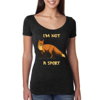 Fox I Wild Animal Love Forest Nature Animal Lovebird Women's Triblend Scoop T-shirt | Artistshot