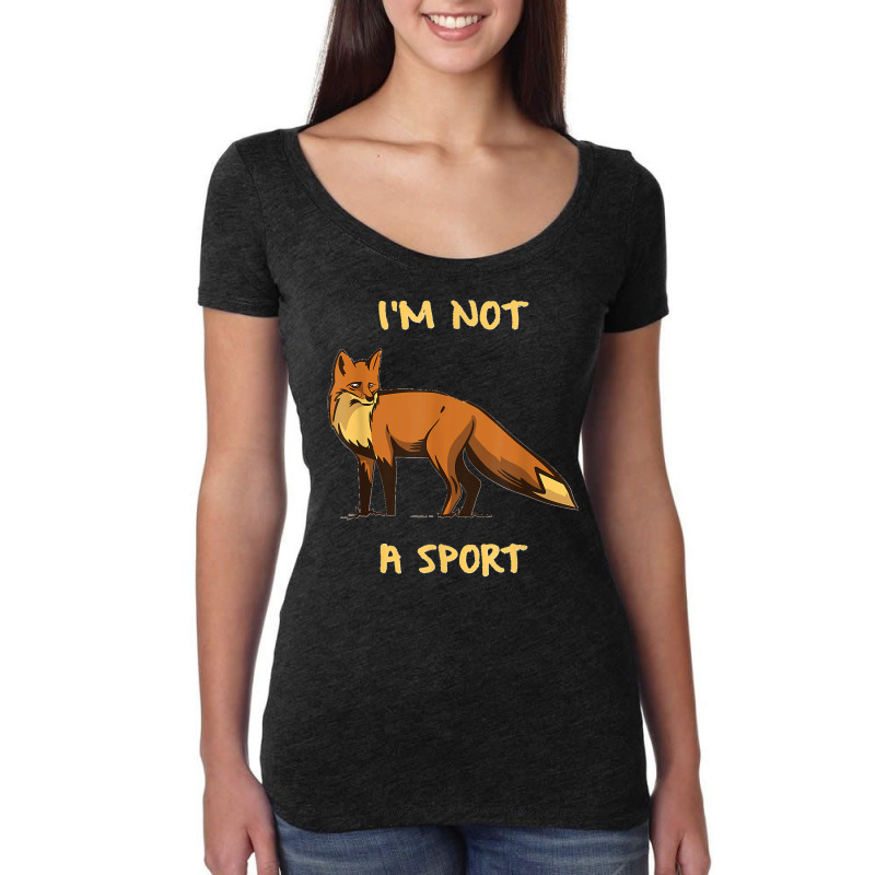 Fox I Wild Animal Love Forest Nature Animal Lovebird Women's Triblend Scoop T-shirt by StaceyLeeAnnHernandez | Artistshot