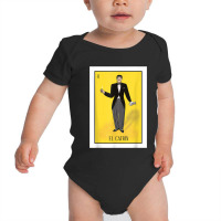 El Catrin Lottery Gift The Gentleman Card Mexican Lottery Baby Bodysuit | Artistshot