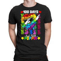 Dabbing Fidget Toy 100 Days Of School Still Poppin Pop It T-shirt | Artistshot