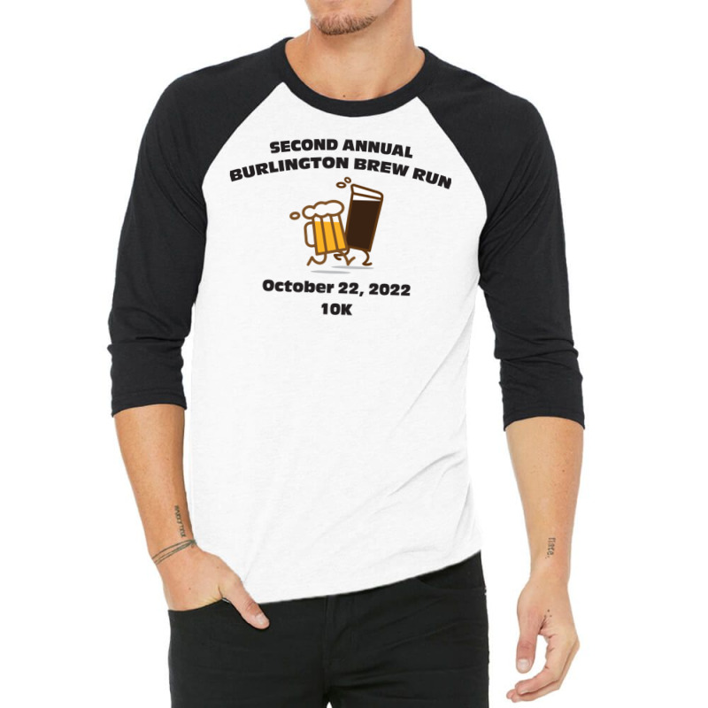 Burlington Brew Run 2022 3/4 Sleeve Shirt | Artistshot