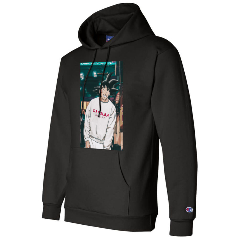 Goku Ssj Champion Hoodie by Antonio B Kinder | Artistshot