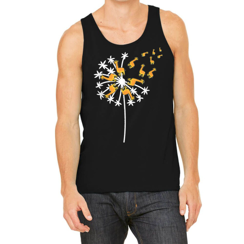 Dandelion Flying Giraffe Flower Wildlife Zookeeper Herbalist Tank Top by ROGERWILLIAMWARD | Artistshot