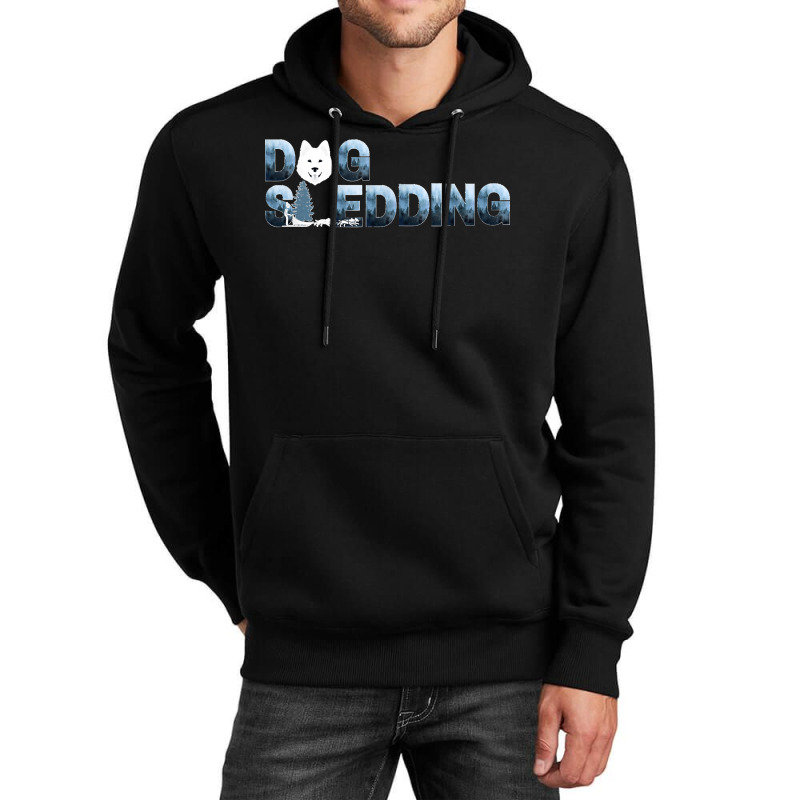 Dog Sledding Dog Pulling In Harness Alaskan Husky Mushing Unisex Hoodie | Artistshot