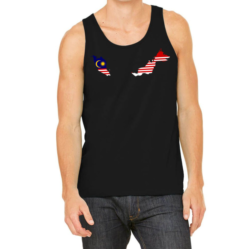 Flag Map Of Malaysia Tank Top by SamaraMcCullou | Artistshot