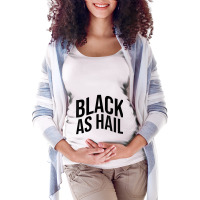 Black As Hail Michigan Maternity Scoop Neck T-shirt | Artistshot