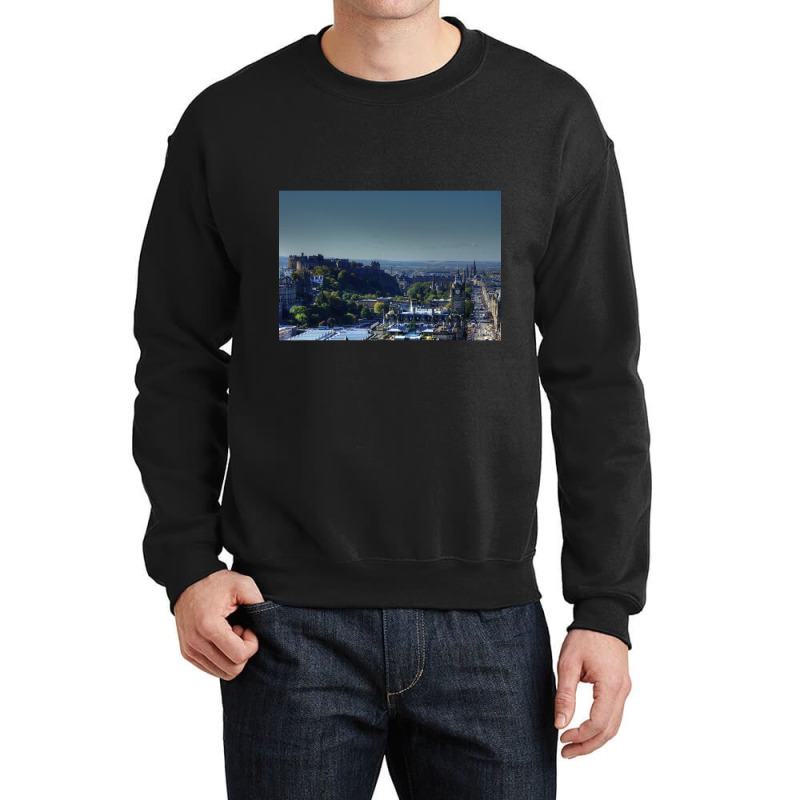 Edinburgh City Centre, Scotland Crewneck Sweatshirt | Artistshot