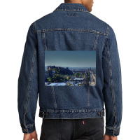 Edinburgh City Centre, Scotland Men Denim Jacket | Artistshot