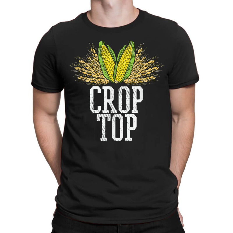 Crop Top Farm Pun Corn Farming - Agriculture - Funny Farmer T-shirt | Artistshot