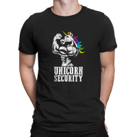 Unicorn Security Rainbow Muscle Manly Funny Christmas Gift Tank Top T-shirt | Artistshot