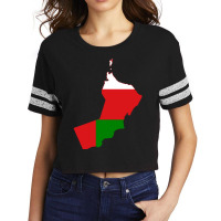 Flag Map Of Oman Scorecard Crop Tee | Artistshot