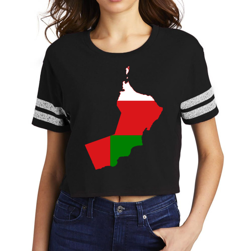 Flag Map Of Oman Scorecard Crop Tee by SamaraMcCullou | Artistshot