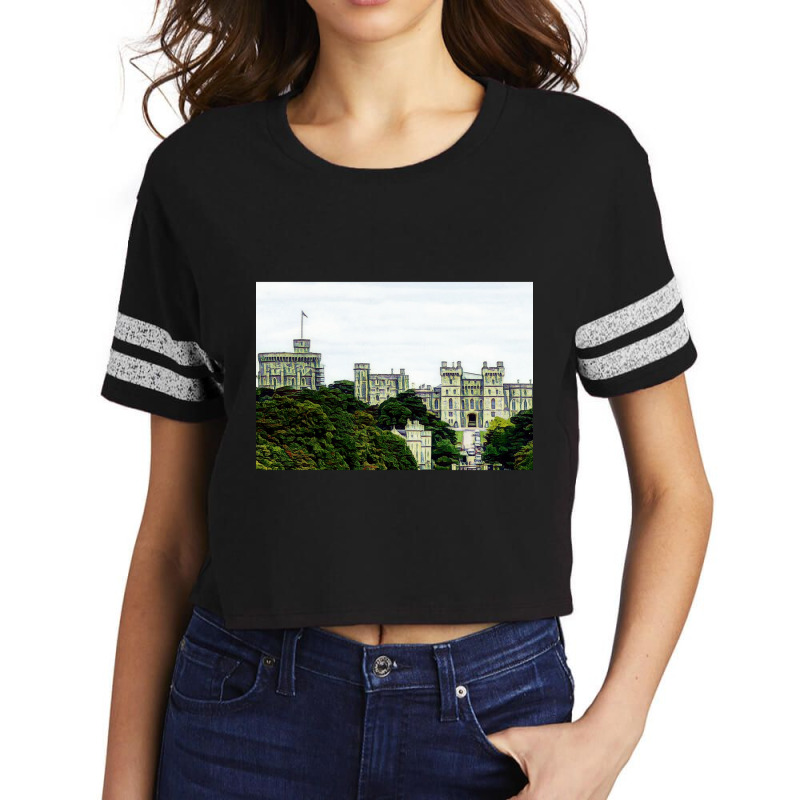 Vintage Windsor Castle 2 Scorecard Crop Tee by CINDYARIN | Artistshot