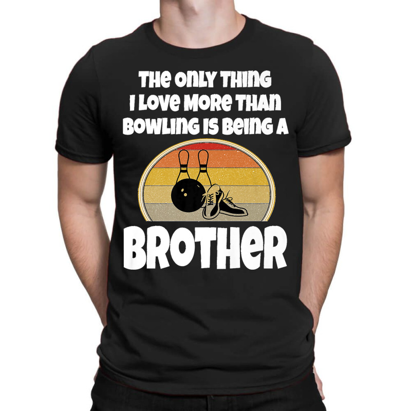 Funny Bowling Brother Sibling Bowler Retro Sunset Team Group Premium T-shirt | Artistshot