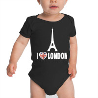 London   I Love London   I Heart London Funny Eiffel Tower T Shirt Baby Bodysuit | Artistshot