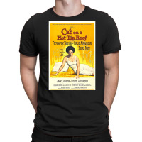 Cat On A Hot Tin Roof Vintage Movie Poster T-shirt | Artistshot