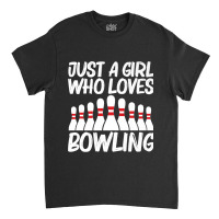 Funny Bowling Design For Girls Kids Spare Ball Game League Premium Classic T-shirt | Artistshot