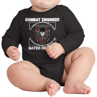 Mens Combat Engineer Rare Breed Of Man Combat Engineering T Shirt Long Sleeve Baby Bodysuit | Artistshot