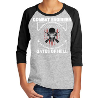 Mens Combat Engineer Rare Breed Of Man Combat Engineering T Shirt Youth 3/4 Sleeve | Artistshot