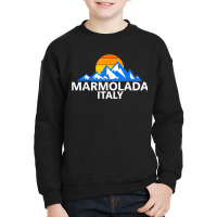 Marmolada Italy Italian Mountains T Shirt Youth Sweatshirt | Artistshot