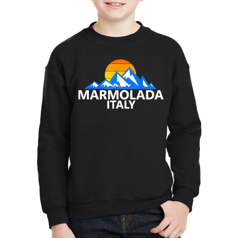 Marmolada Italy Italian Mountains T Shirt Youth Sweatshirt by enaqr0esch | Artistshot