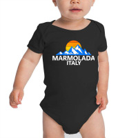 Marmolada Italy Italian Mountains T Shirt Baby Bodysuit | Artistshot