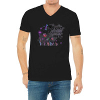 Forever In Our Hearts Dandelion Dragonfly Memorial Women Men V-neck Tee | Artistshot