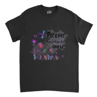 Forever In Our Hearts Dandelion Dragonfly Memorial Women Men Classic T-shirt | Artistshot