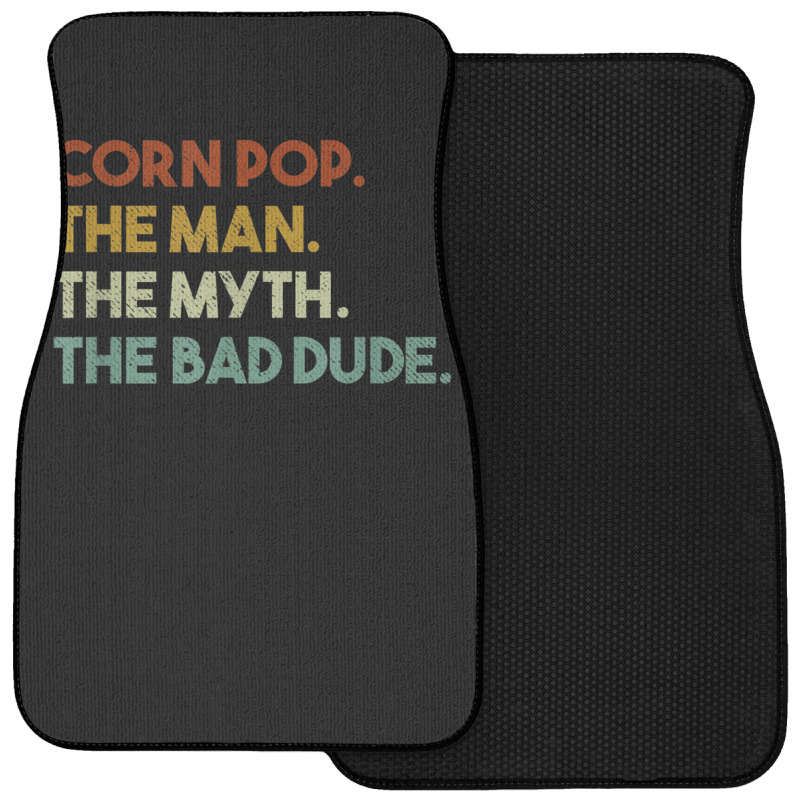 Vintage Corn Pop Was A Bad Dude Funny Front Car Mat | Artistshot