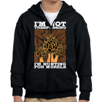 Mycologist Fungi Mycology Mushroom Hunting For Morels T Shirt Youth Zipper Hoodie | Artistshot