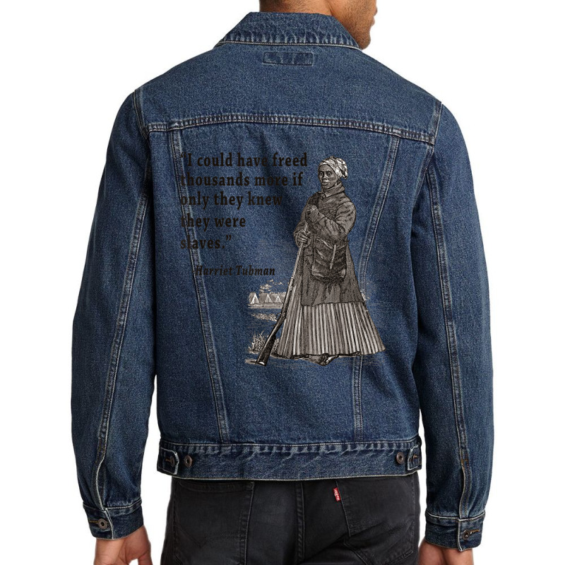 Vintage Underground Railroad-african American History Men Denim Jacket by ChristianLing | Artistshot