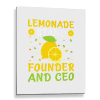 Lemonade Stand Founder And Ceo Premium T Shirt Metal Print Vertical | Artistshot