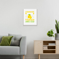 Lemonade Stand Founder And Ceo Premium T Shirt Metal Print Vertical | Artistshot