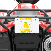 Lemonade Stand Founder And Ceo Premium T Shirt Atv License Plate | Artistshot