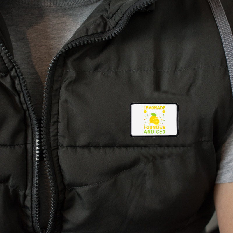 Lemonade Stand Founder And Ceo Premium T Shirt Rectangle Patch | Artistshot