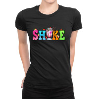 Shake With Milkshake Ladies Fitted T-shirt | Artistshot