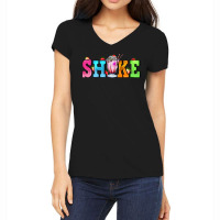 Shake With Milkshake Women's V-neck T-shirt | Artistshot