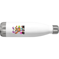 Splatoon Ink It Up Squid Inkling Splatter Poster Stainless Steel Water Bottle | Artistshot