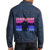 Ravi Panikkar Omnisexual Pride Cutout Men Denim Jacket | Artistshot