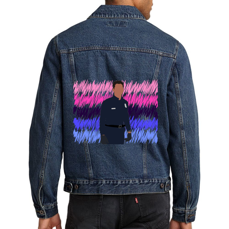 Ravi Panikkar Omnisexual Pride Cutout Men Denim Jacket by BRANDONARKER | Artistshot