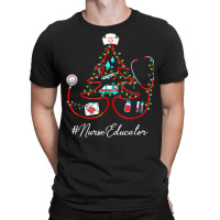 Stethoscope Christmas Tree Nurse Educator Nursing Hat T Shirt T-shirt | Artistshot