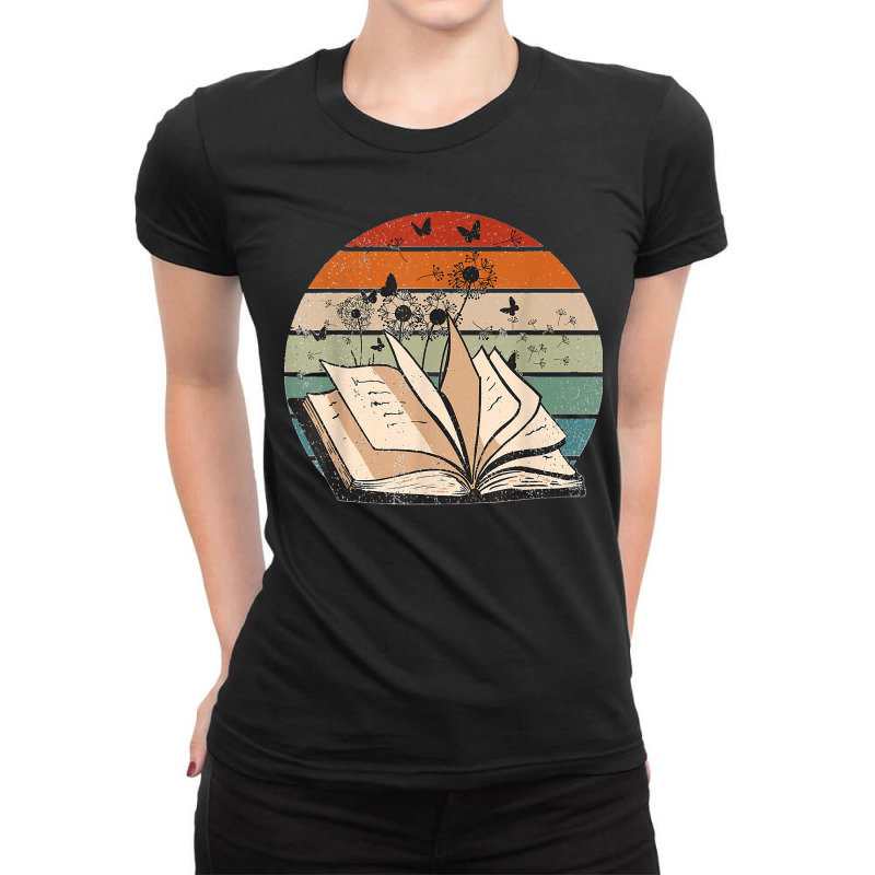 Dandelion Books Funny Reading Lover Readers Ladies Fitted T-Shirt by ISAIASSANTIAGO | Artistshot