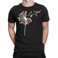 Dandelion Flying Rough Collie Flower For Dog Lover Herbalist T-shirt | Artistshot