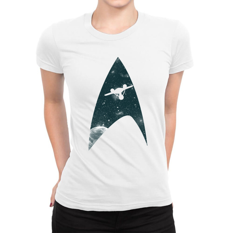 Space The Final Frontier Ladies Fitted T-Shirt by StuartRamsey | Artistshot