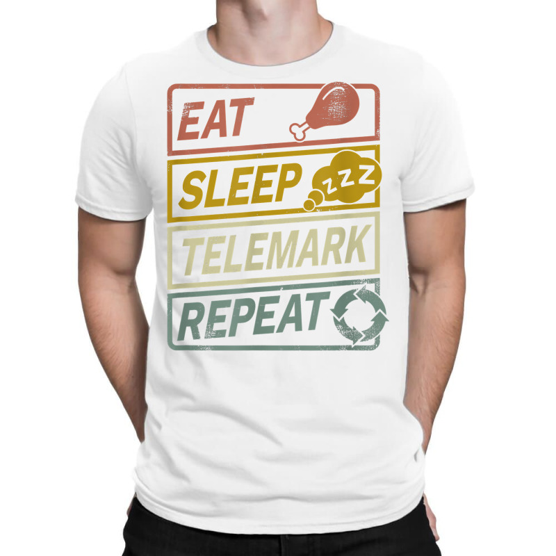 Telemark Touring Ski Tour Mountain Repeat T Shirt T-shirt | Artistshot