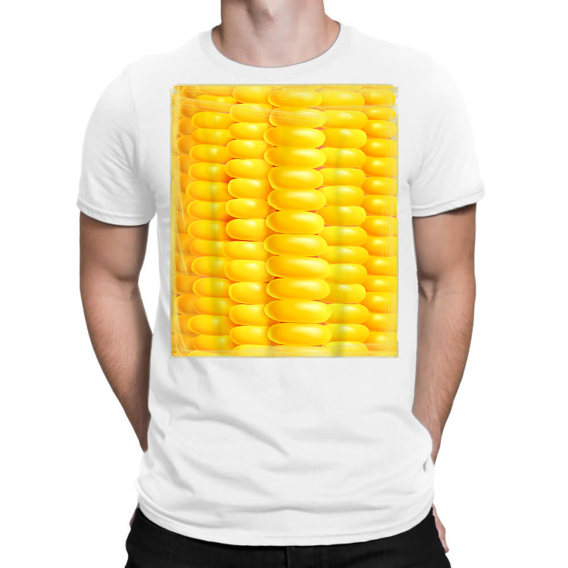 Funny Corn Costume Farmer Vegetarians Corn Pop Lover Yellow T Shirt T-shirt | Artistshot